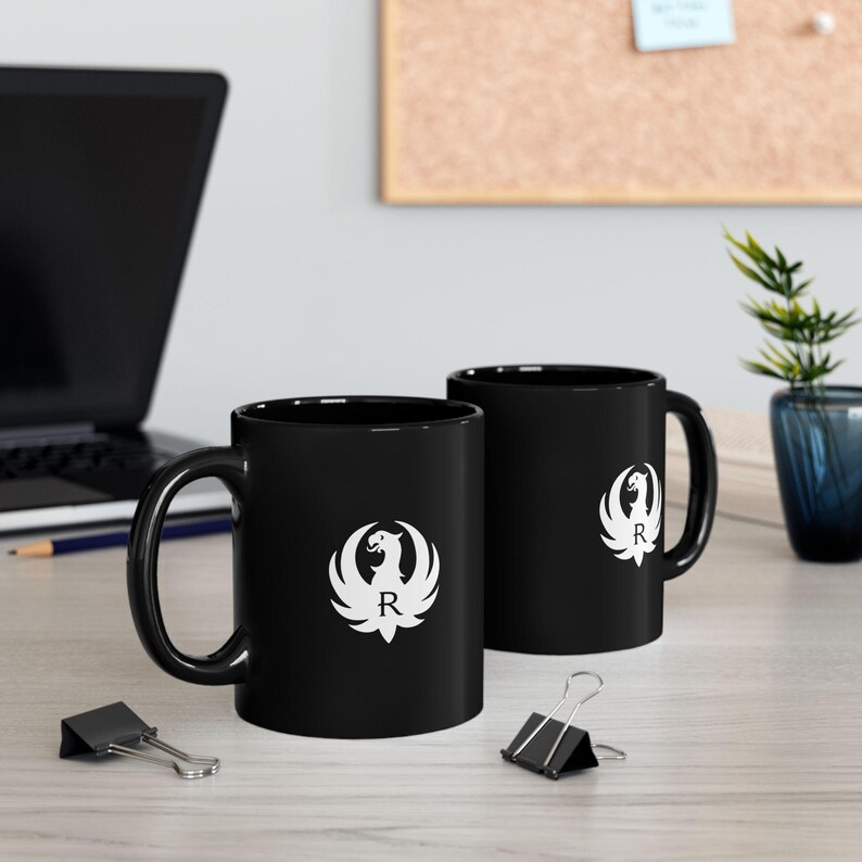 Coffee Mug Ruger Logo Mug for Hunters, Campers & Gun Enthusiasts image 8