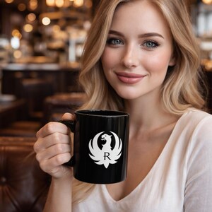 Coffee Mug Ruger Logo Mug for Hunters, Campers & Gun Enthusiasts image 4