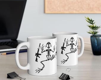 Frogman Navy Seals Ceramic Mug, Seal Team 6 Navy Gift