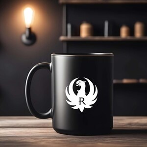 Coffee Mug Ruger Logo Mug for Hunters, Campers & Gun Enthusiasts image 6