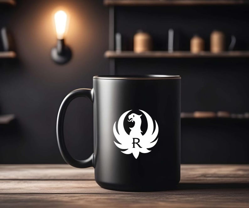 Coffee Mug Ruger Logo Mug for Hunters, Campers & Gun Enthusiasts image 6