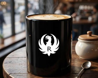 Ruger Logo Mug Tactical Coffee Cup for Hunters, Campers & Gun Enthusiasts 11oz 15oz