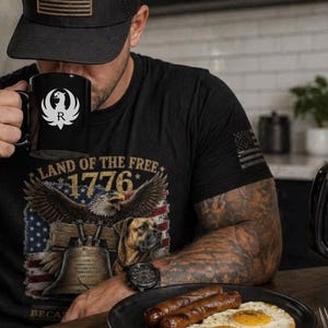 Coffee Mug Ruger Logo Mug for Hunters, Campers & Gun Enthusiasts image 3