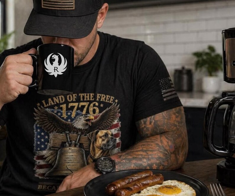 Coffee Mug Ruger Logo Mug for Hunters, Campers & Gun Enthusiasts image 3