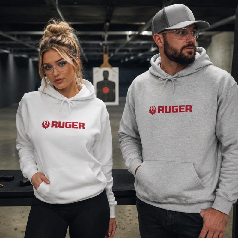 Felpa tattica ispirata alla Ruger, modello Pro 2A, ideale per possessori di armi, appassionati di tiro e veterani. immagine 4