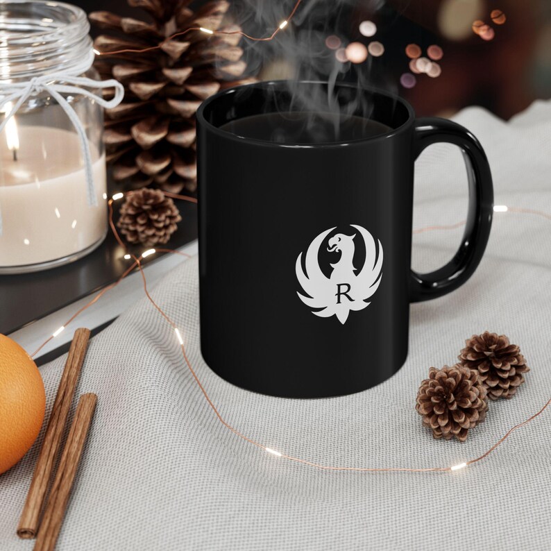 Coffee Mug Ruger Logo Mug for Hunters, Campers & Gun Enthusiasts image 7