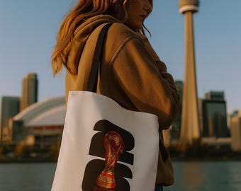 Canada World Cup Trophy Tote Bag | 2026 Soccer Fan Tote