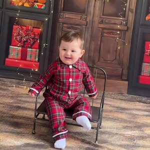 Kid&#39;s Personalised Pyjamas, Children&#39;s Pyjamas, Kid&#39;s Loungewear Set, Unisex kid&#39;s Pyjamas, Fitted leggings and top set