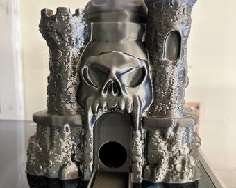 Massive Castle GraySkull Dice tower