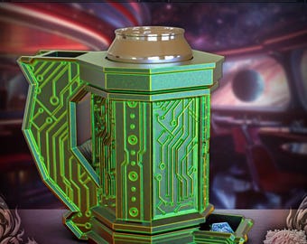 Space Station Special Dice Tower can holder