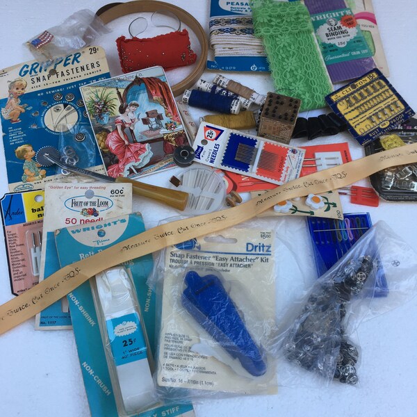 Sewing Notions Lot Etsy