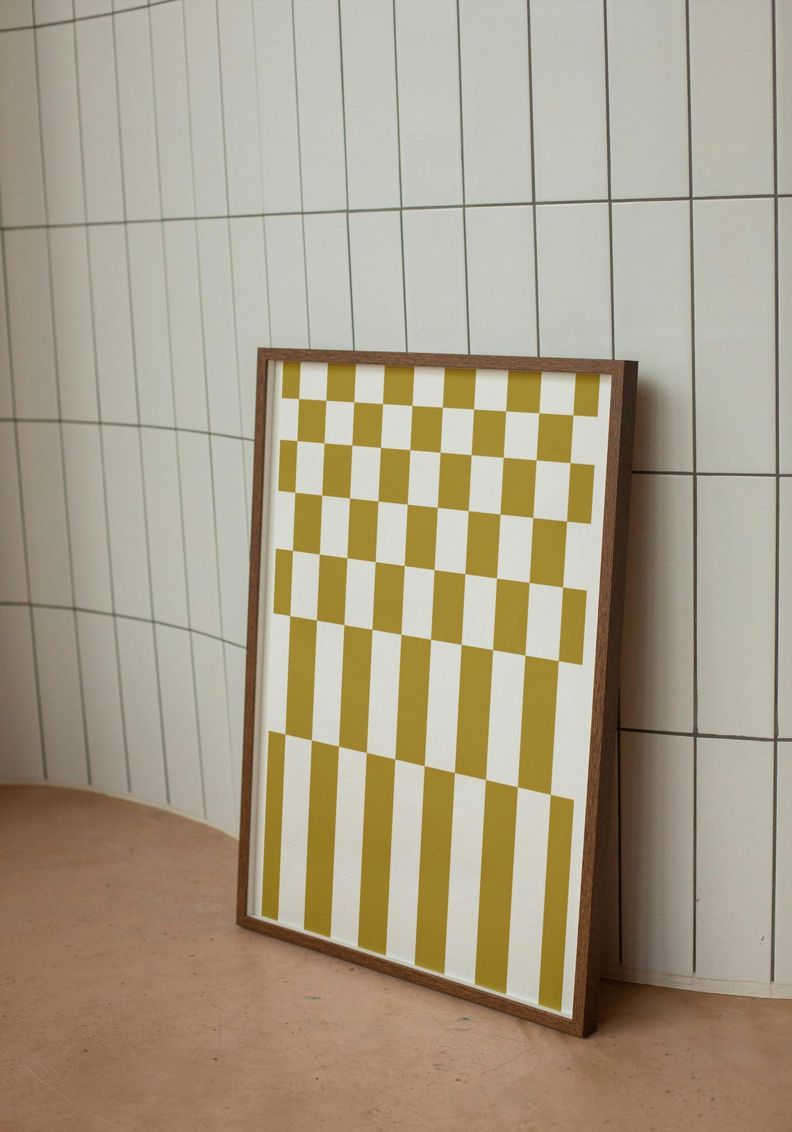 Elongated Checkerboard Wall Art Printable Pattern Modern Art - Etsy