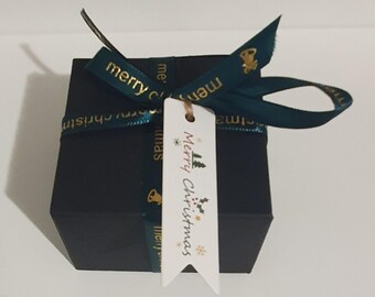 Christmas Soy Candle – Handmade with Love in Australia, Eco-Friendly, Gift Box with Ribbon, Holiday Candle