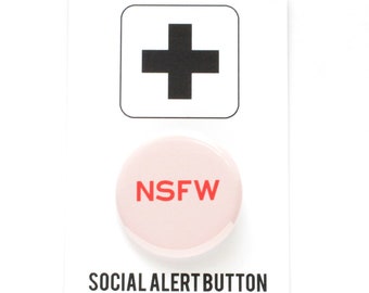 NSFW funny button office gift