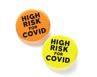 Human Rights Immunocompromised pin badge button Suppressed Immune System pinback or magnet
