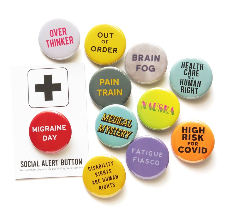 YOU PICK 3 Pinback Buttons I Mix & Match to Save image 3