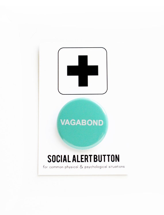 VAGABOND Button Explorer badge | Etsy