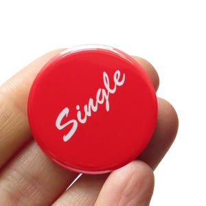 SINGLE Pin 1.25" Pinback Button l Solo Valentine's Gay Pride Gear Solo Badge