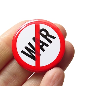 Speldbutton NO WAR