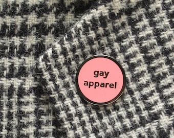 GAY APPAREL Holiday Enamel Lapel Pin Stocking Stuffer