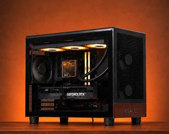 Gaming PC - WALNUT | Customizable RGB, High-Performance Wooden Desktop, Wi-Fi, Bluetooth | Choose your configuration