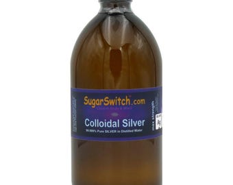 99.999% Pure Colloidal Silver (500ml)