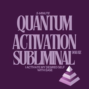 5 Minute Subliminal | Quantum Activation 963 Hz | Align With Your Desired Self | Shift Realities And Quantum Leap | Quantum Upgrade