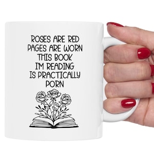Smut Readers Becher, Buch-Liebhaber-Geschenk für sie, lustige Lesebecher, verbreiten diese Seiten, würzige Reader Neuheit Becher, lustiges Geschenk für Mutter, schmutziges Buch