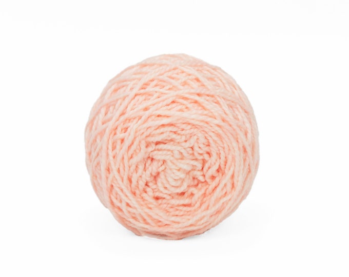 Wee " Rose Quartz " - 20g Lleap SW Merino/Nylon Hand Dyed Semisolid Fingering Weight Yarn Mini Skein