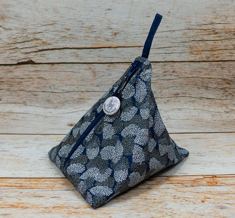 Knitting Llexical Notions Pouch Spinning Accessory Bag Crochet Winter Trees