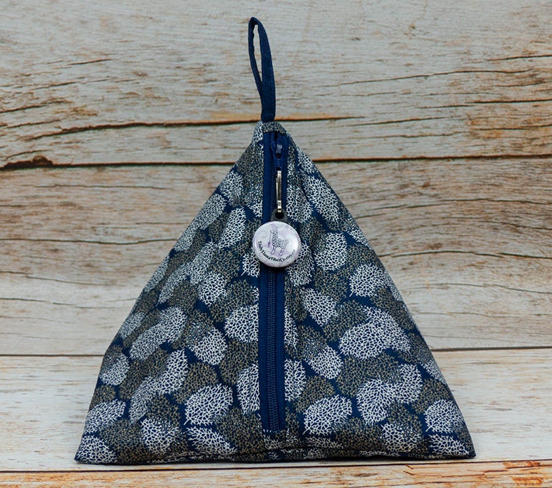 Knitting Llexical Notions Pouch Spinning Accessory Bag Crochet Winter Trees