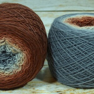 CLEARANCE  Full " Kitsune " -Llift SW Merino Handpainted Gradient Single Ply Fingering Weight Yarn 100g Skein