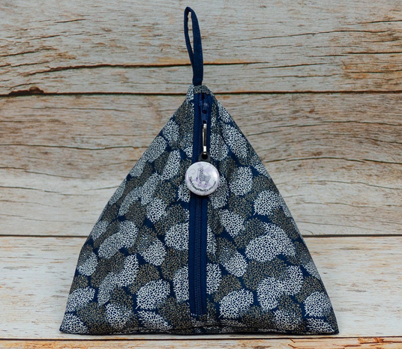 Knitting Llexical Notions Pouch Spinning Accessory Bag Crochet Winter Trees