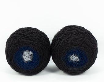 Sock Twins " Triple Crossroads " - Llively SW Targhee Handpainted Gradient Sock Yarn Set