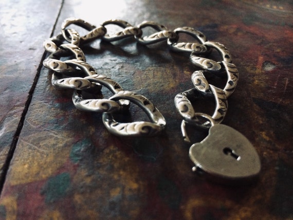 Victorian Sterling Chain Bracelet