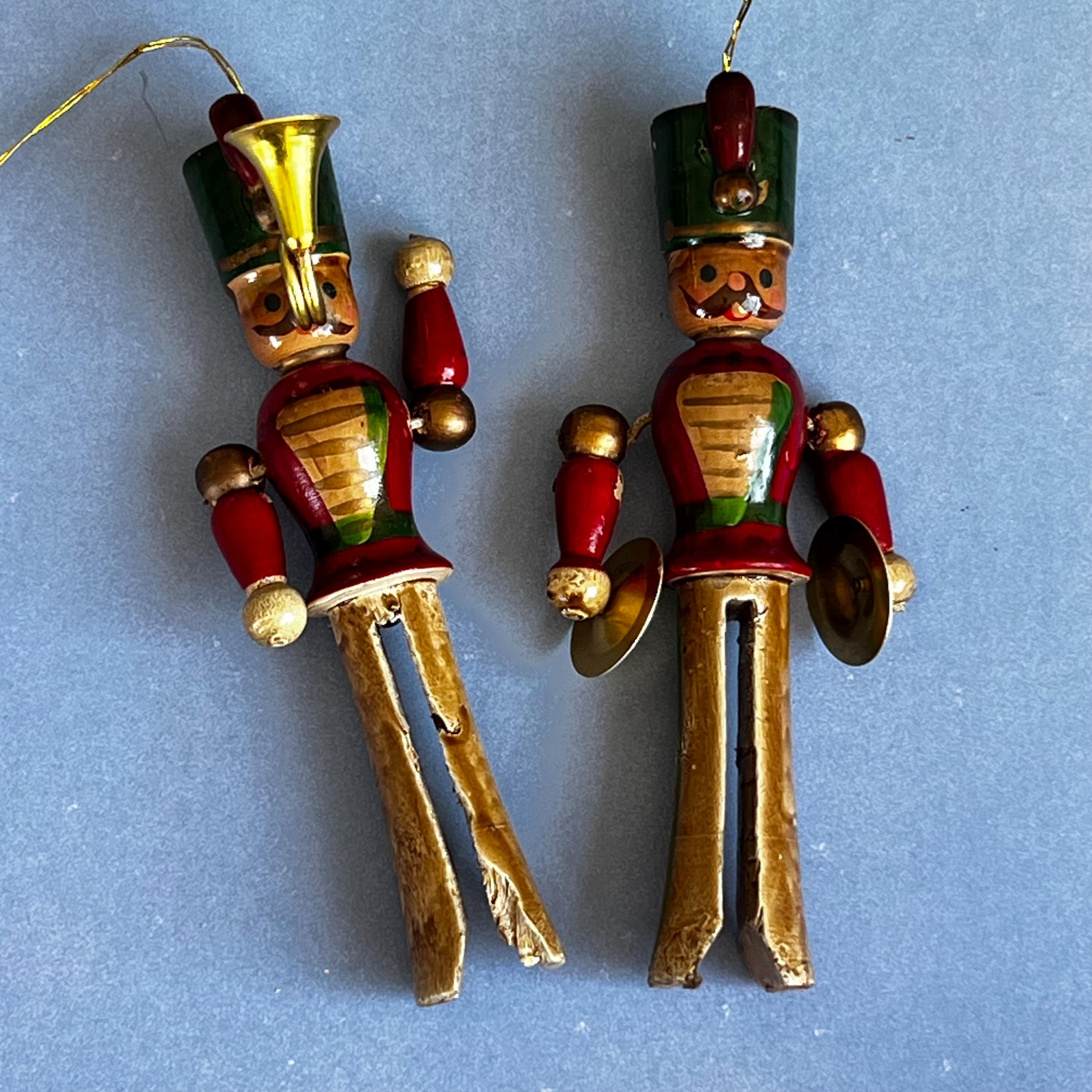 Vintage Ornament Set of 2 - Etsy