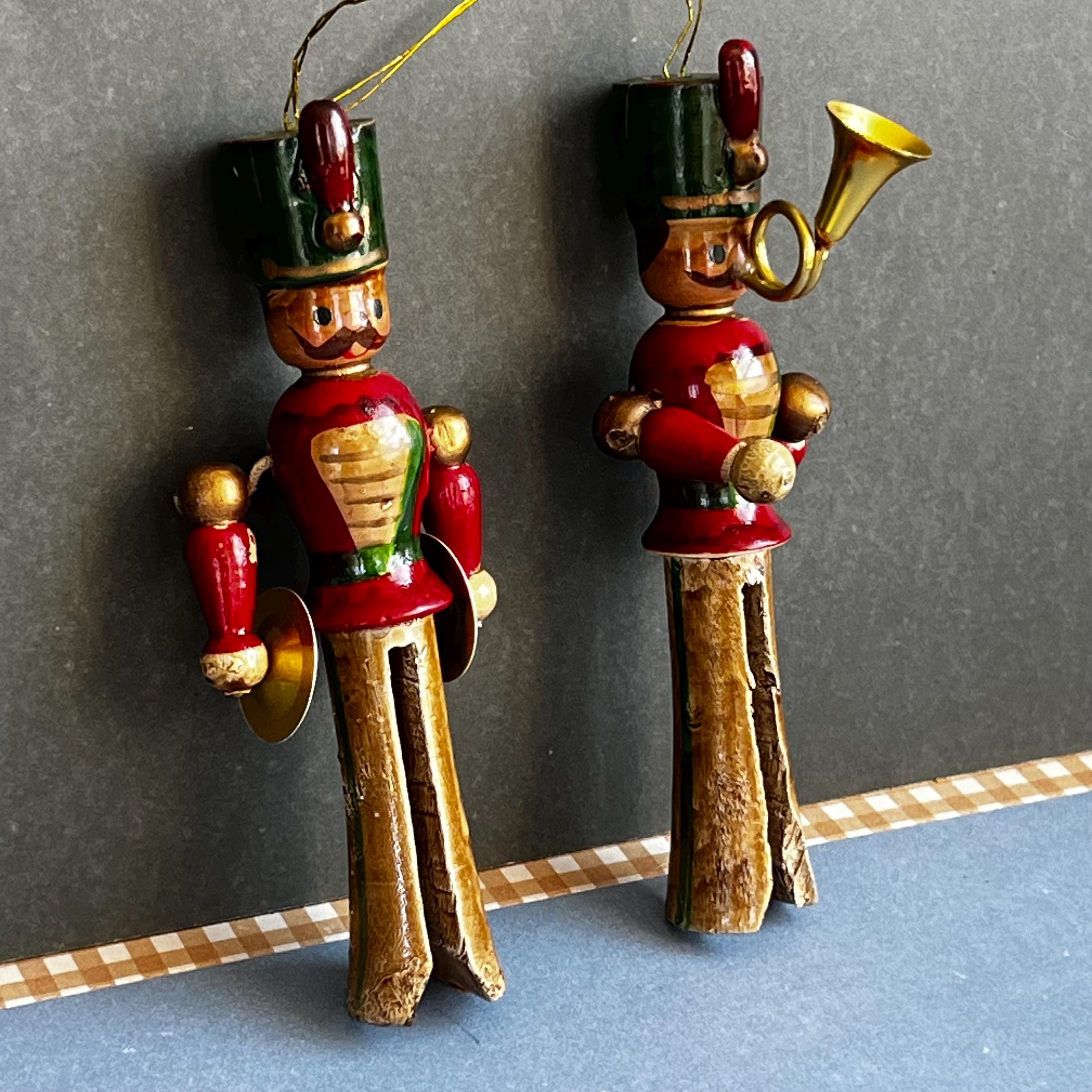 Vintage Ornament Set of 2 - Etsy