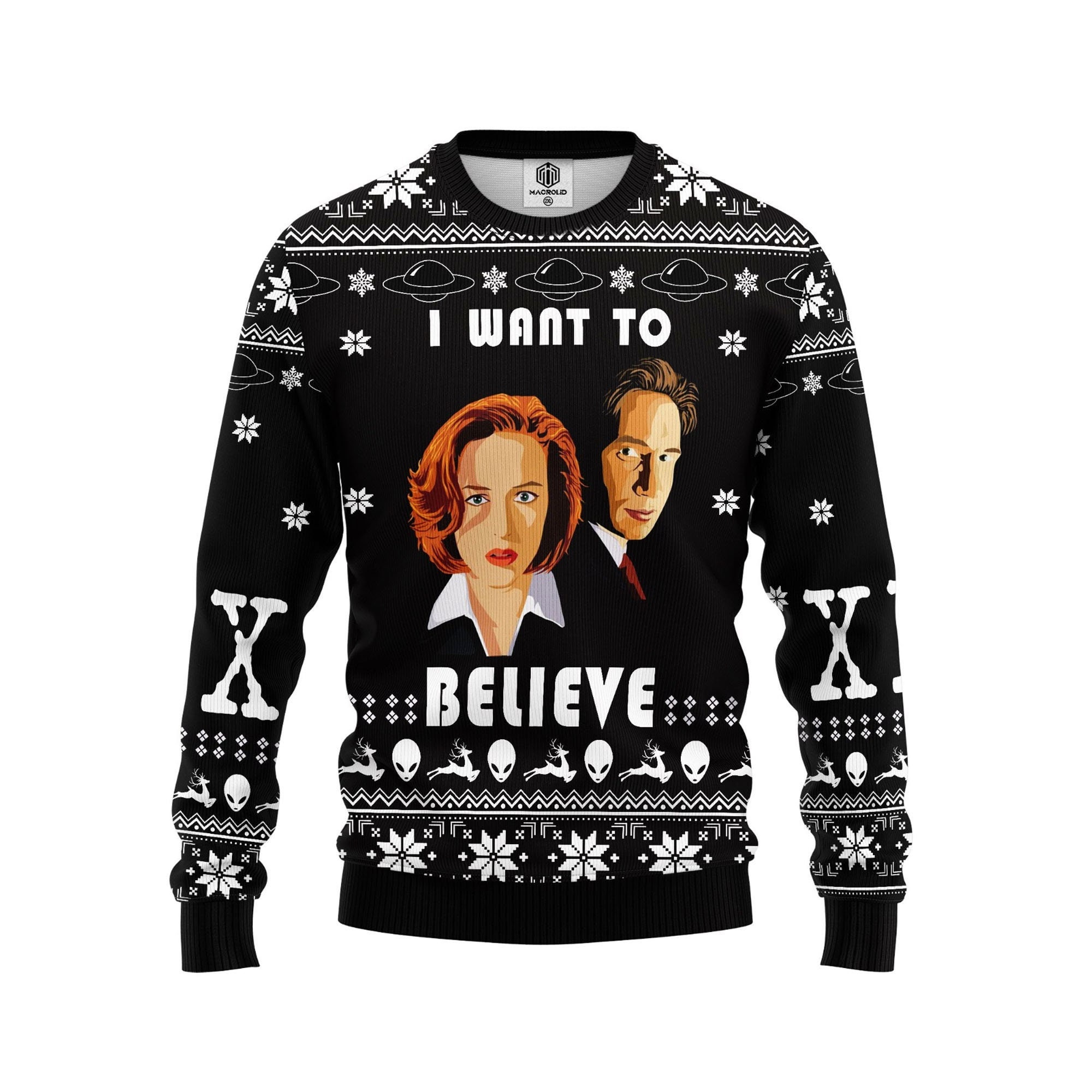 Discover The X File I Want To Believe Ugly Christmas Sweater