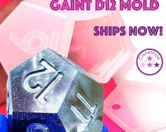 SHIPS NOW Giant D12 D&D Die Dice Budget Mold; Games