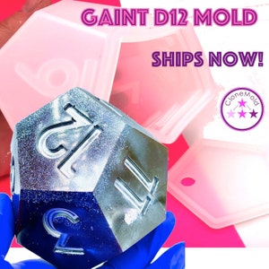 SHIPS NOW Giant D12 D&D Die Dice Budget Mold; Games