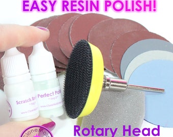 Rotary Tool Attachment and Sanding and Polishing Kit with MICRO ABRASION, sand paper 80 -  10 000 Grit