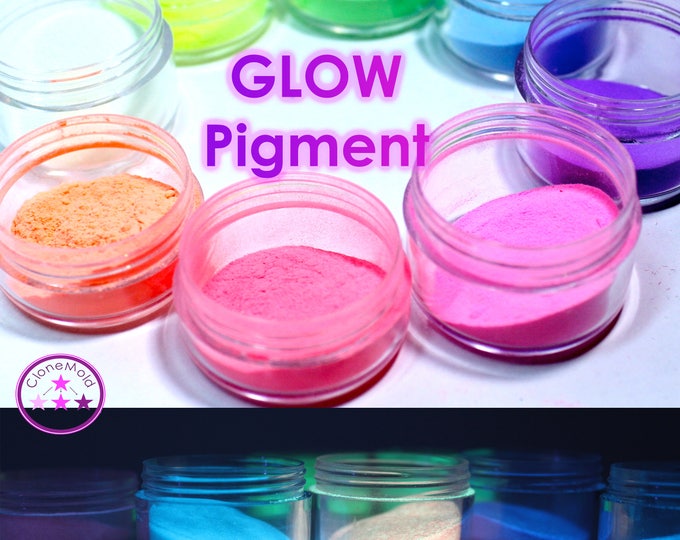 View of GLOW in the DARK Powder Resin Pigment - Etsy