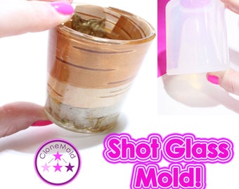 Shot Glass Mold; Silicone Rubber