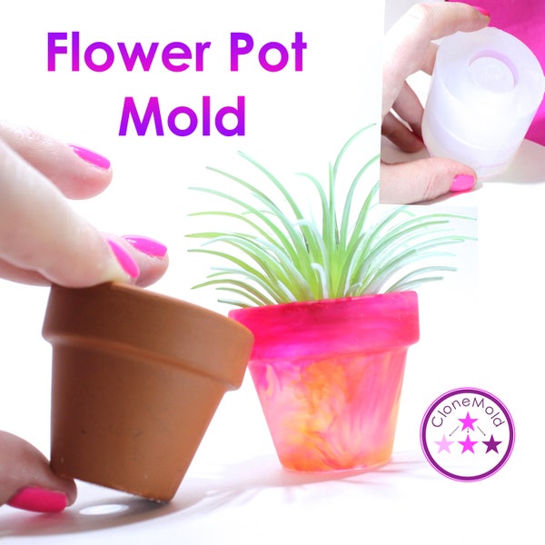 Flower Pot Mold Small Pot Silicone Rubber