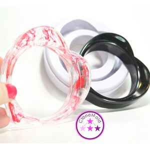 Bangle Mold Heart Bangle Silicone Mold