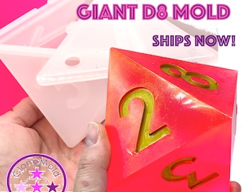 SHIPS NOW Giant D8 D&D Die Dice Budget Mold; Games