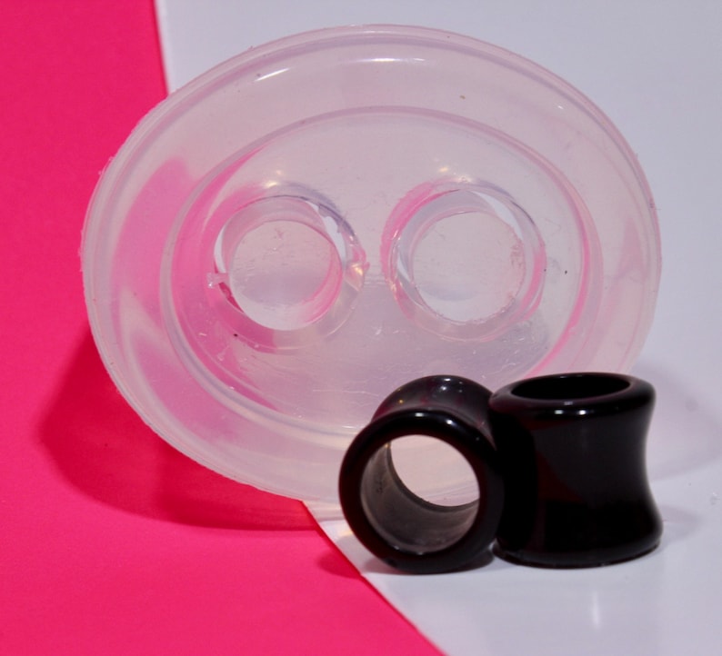 Tunnel Plug Gauge Mold Ear Piercing Silicone Rubber Mold 6 Mm Etsy