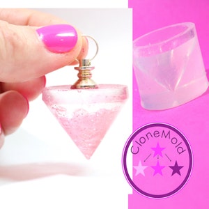 Cone Pendulum Mold Large Silicone Rubber Pendant