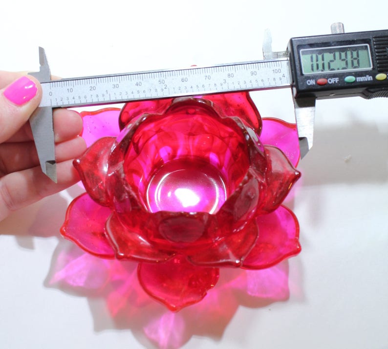 Lotus Candle Tea light Holder Mold Silicone Rubber Etsy