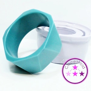 Bangle Mold Funky Angled Bracelet Silicone Rubber Mold